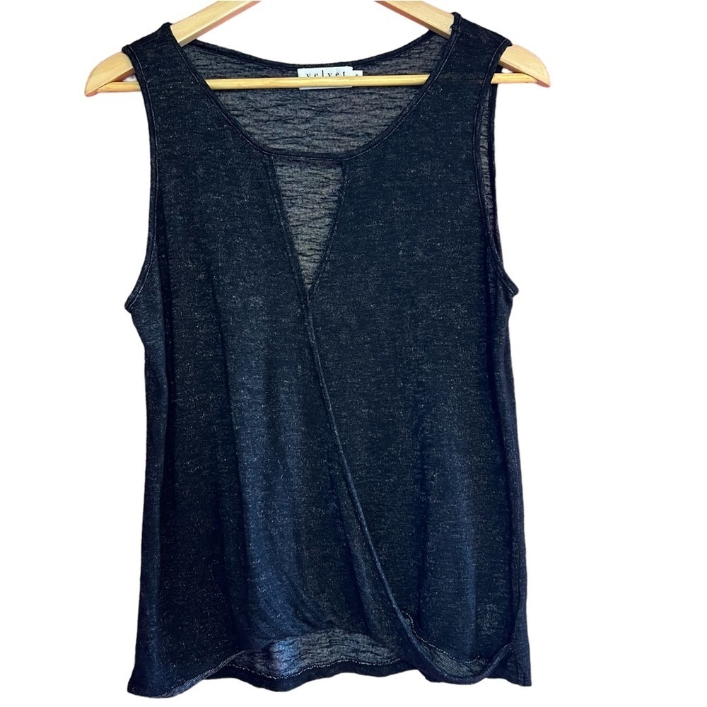 Velvet by Graham & Spencer lightweight wrap top size S excellent condition